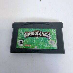 Wario Land 4 Nintendo Game Boy Advance GBA‎ Game Cartridge Authentic